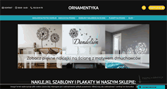 Desktop Screenshot of ornamentyka.pl