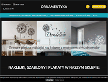 Tablet Screenshot of ornamentyka.pl